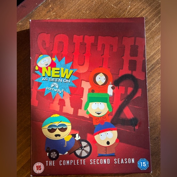 South Park The Complete Second Season. 3 Disc Dvd Set. Hilarious Funny Foul - Picture 1 of 8